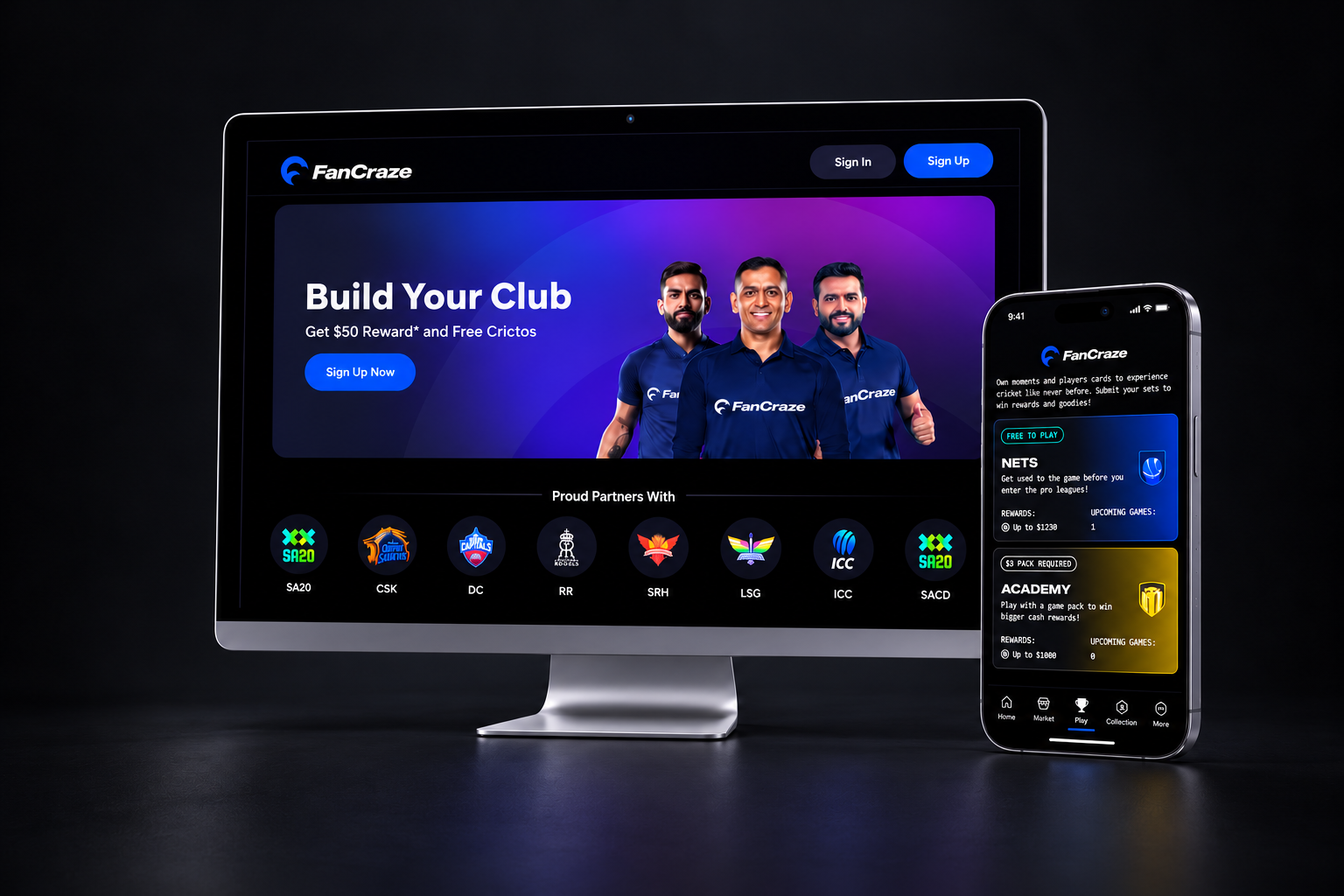 FanCraze UI